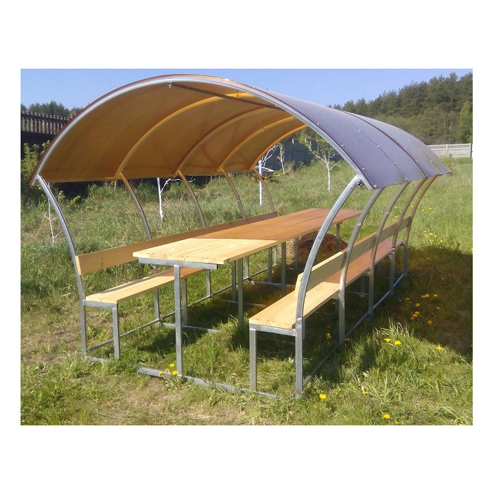 Lauko pavėsinė "Astra" (3m ilgio) - Sodenis.lt