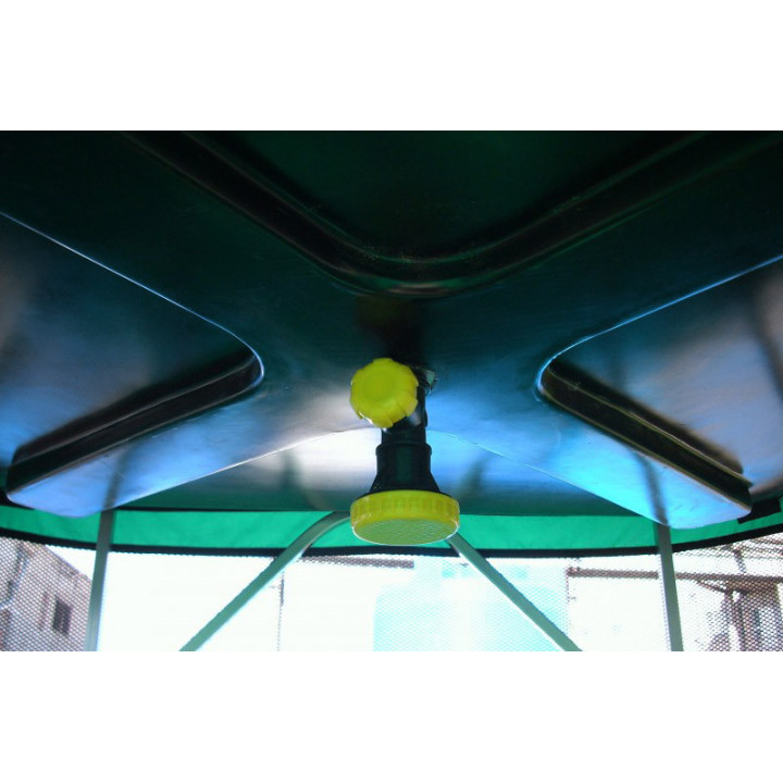 Lauko dušo bakas su el. pašildymu