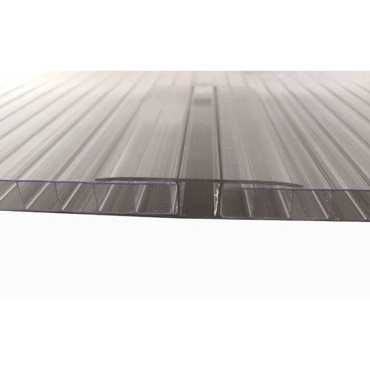 Polükarbonaadi ühendusprofiil H (4/6×1000 mm) - Kasvuhooned24.ee