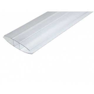Polikarbonāta savienojuma profils H (4/6 × 1000 mm.)