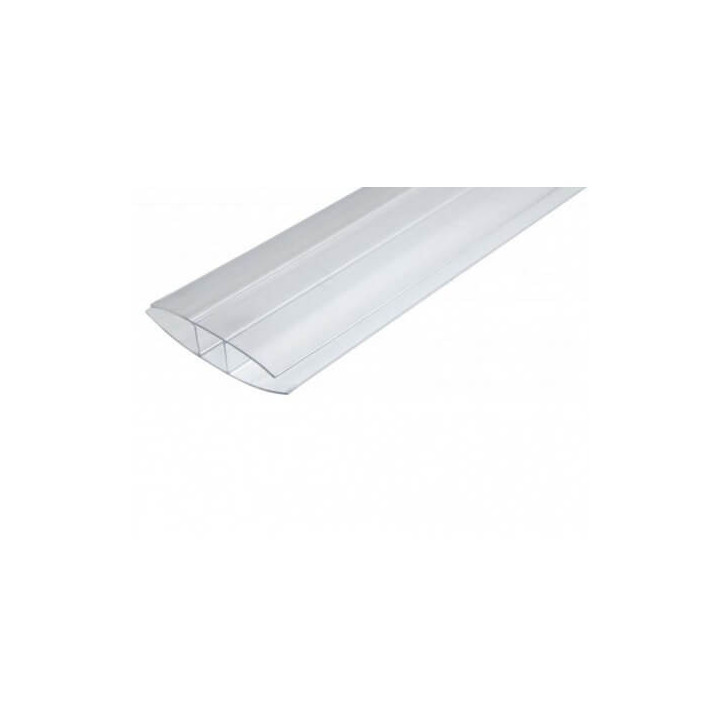 Polükarbonaadi ühendusprofiil H (4/6×1000 mm) - Kasvuhooned24.ee