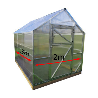 Kasvuhoone Leon (2.0m laiune) - Kasvuhooned24.ee