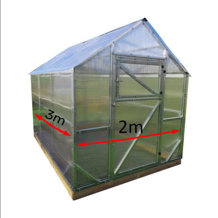 Kasvuhoone Leon (2.0m laiune) - Kasvuhooned24.ee