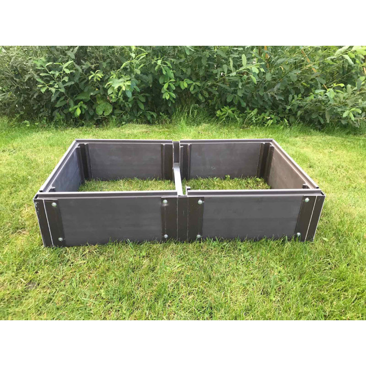 Kõrgendatud peenar Botanik Brown 0,7x3 või 0,7x4m