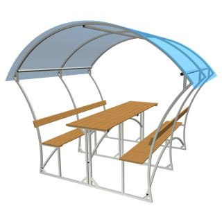 Lauko pavėsinė Astra premium - Sodenis.lt