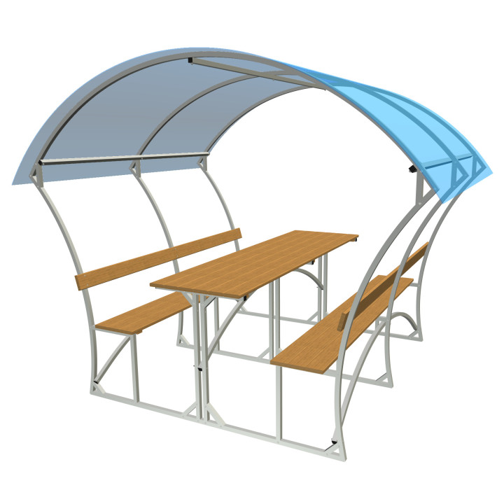 Lauko pavėsinė Astra premium - Sodenis.lt