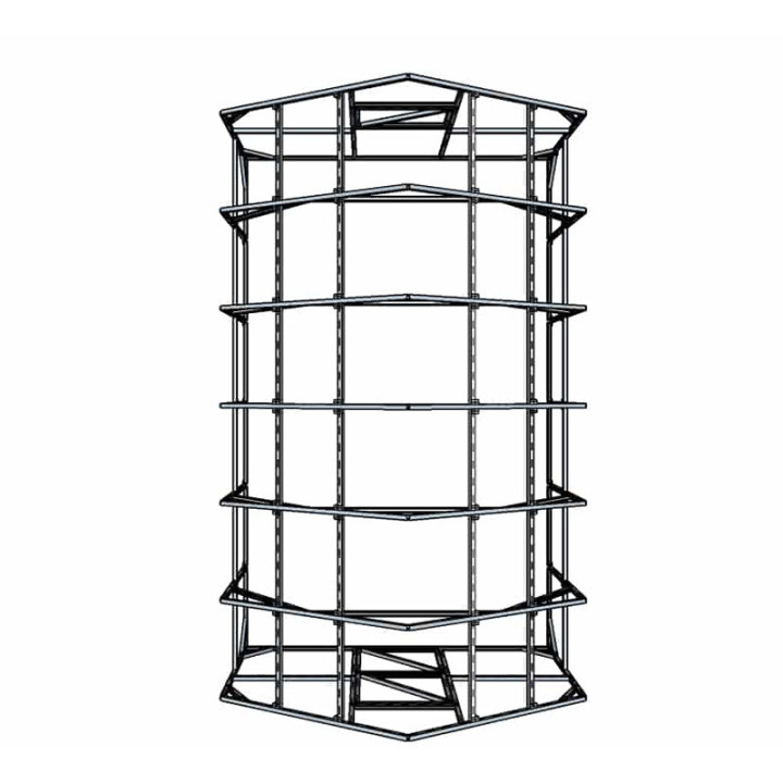 Divslīpju siltumnīca 3450×5550 – Izturīga un kvalitatīva konstrukcija | Siltumnicucentrs.lv