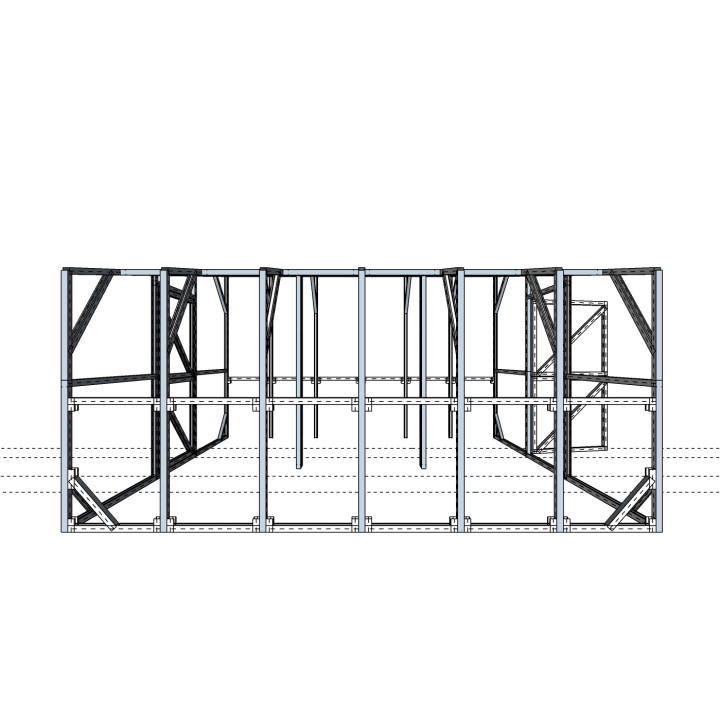 Vienstāva siltumnīca 3450×3640 – Kvalitatīva un izturīga konstrukcija | Siltumnicucentrs.lv